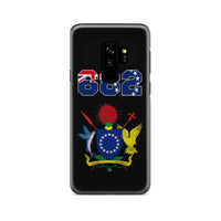 Cook Islands Phone Case - Coat of Arm Code Samsung Galaxy S9 Plus One Size Black - Polynesian Pride