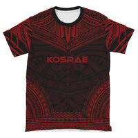 Kosrae Unisex T Shirt Kosrae Polynesian Chief Red Version - Polynesian Pride