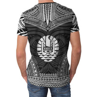 Tahiti T Shirt Tahiti Polynesian Chief Black Version - Polynesian Pride