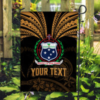 (Custom Personalised) Samoa Tatau Flag Gold Polynesian Ula Nifo LT13 - Polynesian Pride