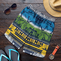 Polynesian Shirt - Hibiscus Flower Tribal Fabric - Polynesian Pride