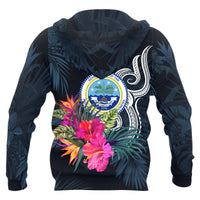 Federated States of Micronesia Hoodie Tropical Flower - Polynesian Pride