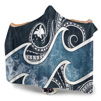 Papua New Guinea Polynesian Hooded Blanket - Ocean Style - Polynesian Pride