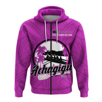 Achagigu Guam Canoe Club Zip up Hoodie LT12 - Polynesian Pride
