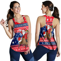 New Zealand Maori Meri Kirihimete Women Tank Top - LT2 - Polynesian Pride