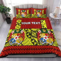 (Custom Personalised) Tonga Bedding Set Be Unique Version 04 Red LT13 Red - Polynesian Pride