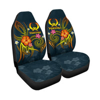 Pohnpei Polynesian Car Seat Covers - Legend of Pohnpei (Blue) - Polynesian Pride