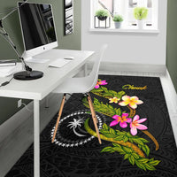 Chuuk Polynesian Area Rug - Plumeria Tribal - Polynesian Pride