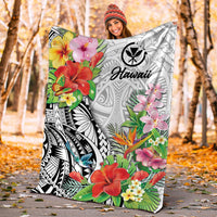Hawaii Hibiscus Kanaka Polynesia Blanket - LT2 - Polynesian Pride