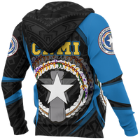 Northern Mariana Islands Hoodie (Zip up) Northern Mariana Islands Spirit - Polynesian Pride