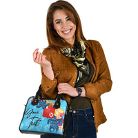 Wallis and Futuna Custom Personalised Shoulder Handbag -Tropical Style - Polynesian Pride