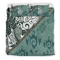 New Caledonia Bedding Set - Leaves And Turtles - Polynesian Pride