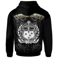 Samoa Polynesian Custom Zip up Hoodie Samoa Eagle - Polynesian Pride