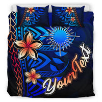 Marshall Islands Custom Personalised Bedding Set - Vintage Tribal Mountain - Polynesian Pride