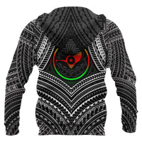 YAP Polynesian Zip up Hoodie Yap Flag Reggae Color - Polynesian Pride