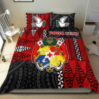 (Custom Personalised) Tonga Bedding Set Tongan Pattern Mix Polynesian LT13 - Polynesian Pride