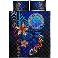 Northern Mariana Islands Quilt Bed Set - Vintage Tribal Mountain - Polynesian Pride