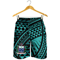 Samoa Men's Shorts - Tribal Seamless Pattern - Polynesian Pride