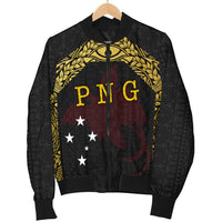 Papua New Guinea Women's Bomber Jacket - Erudite Eye - Polynesian Pride