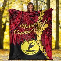 Papua New Guinea National Capital District Province Polynesian Blanket - Tribal Wave Tattoo - Polynesian Pride