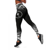 Chuuk Women's Leggings - Micronesian Black Fog Style - Polynesian Pride