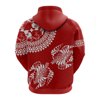 Valentine Day Tonga Couple Love Hoodie Tongan Turtle LT12 - Polynesian Pride