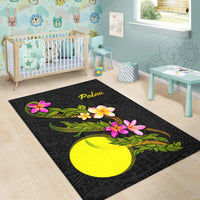 Palau Polynesian Area Rug - Plumeria Tribal - Polynesian Pride