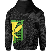 Polynesian Kakau Kanaka maoli Hawaii Hoodie Circle Style - Polynesian Pride