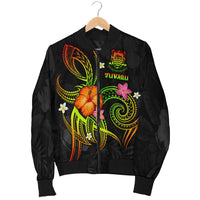Tuvalu Polynesian Men's Bomber Jacket - Legend of Tuvalu (Reggae) - Polynesian Pride