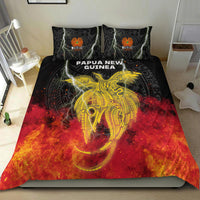 Papua New Guinea Bedding Set Independence Day Special Style LT16 Black - Polynesian Pride