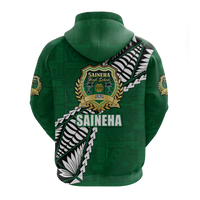 Tonga Saineha High School Tongan Patterns Hoodie LT12 - Polynesian Pride
