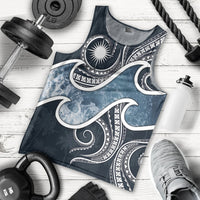 Marshall Islands Polynesian Men's Tank Top - Ocean Style - Polynesian Pride
