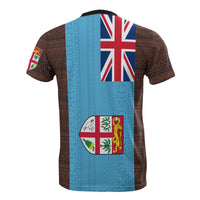 Fiji Tapa T Shirt Fiji Flag - Polynesian Pride