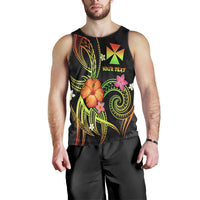 Wallis and Futuna Polynesian Personalised Men's Tank Top - Legend of Wallis and Futuna (Reggae) - Polynesian Pride