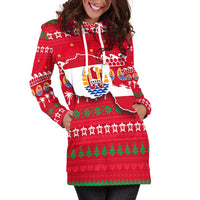Tahiti Christmas Hoodie Dress - Ugly Christmas - LT12 - Polynesian Pride