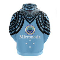 Federated States of Micronesia Zip up Hoodie Micronesia Pattern LT12 - Polynesian Pride