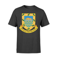 Tuvalu T Shirt Tuvaluan Coat of Arm Unisex Black - Polynesian Pride