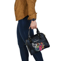 Vanuatu Polynesian Shoulder Handbag - Tropical Flower - Polynesian Pride