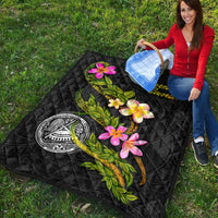 American Samoa Polynesian Quilt - Plumeria Tribal - Polynesian Pride