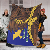 Papua New Guinea Manus Province Polynesian Blanket - Tribal Wave Tattoo - Polynesian Pride