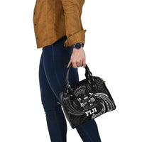 Fiji Polynesian Shoulder Handbag - White Tribal Wave - Polynesian Pride