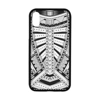 Polynesian 22 Rubber Phone Case One Size iPhone XR (6.1") Black - White - Polynesian Pride