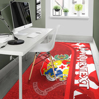 (Custom Personalised) Tonga Unique Area Rug Camouflage with Tongan Pattern LT13 - Polynesian Pride