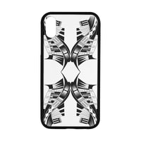 Polynesian 19 Rubber Phone Case One Size iPhone XR (6.1") Black - White - Polynesian Pride