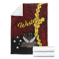 Papua New Guinea Western Province Polynesian Blanket - Tribal Wave Tattoo - Polynesian Pride