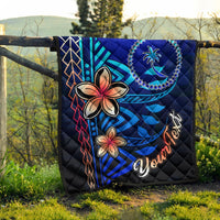 Chuuk Custom Personalised Premium Quilt - Vintage Tribal Mountain - Polynesian Pride