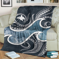 Papua New Guinea Polynesian Premium Blanket - Ocean Style - Polynesian Pride