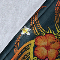 Fiji Polynesian Premium Blanket - Legend of Fiji (Blue) - Polynesian Pride