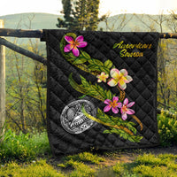 American Samoa Polynesian Quilt - Plumeria Tribal - Polynesian Pride