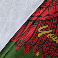 Papua New Guinea Eastern Highlands Province Polynesian Custom Personalised Blanket - Tribal Wave Tattoo - Polynesian Pride